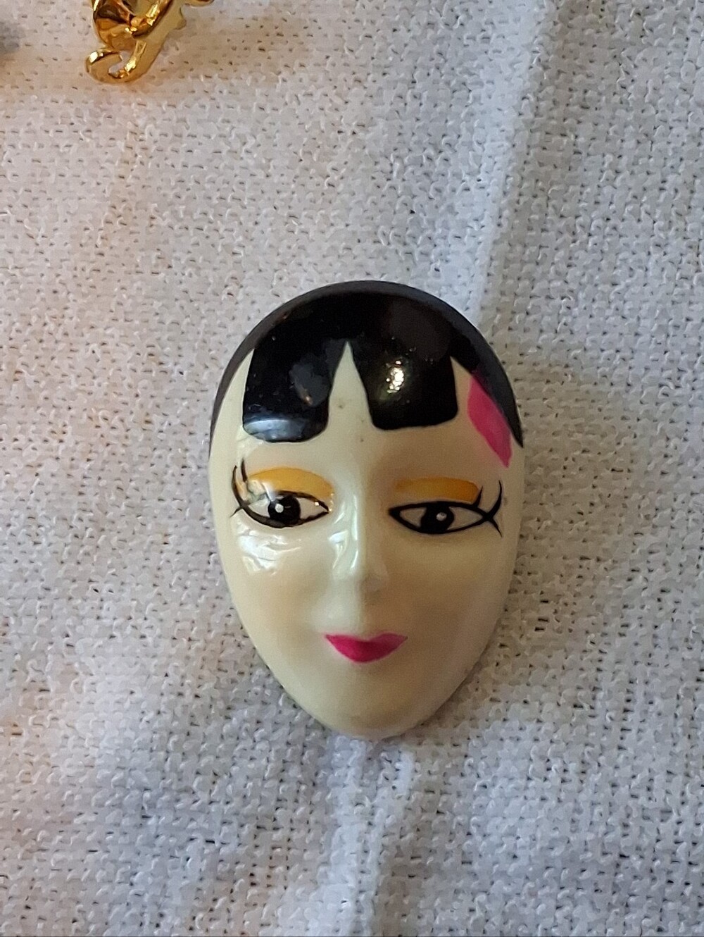 Vintage Japanese "Geisha" Brooch/Pin